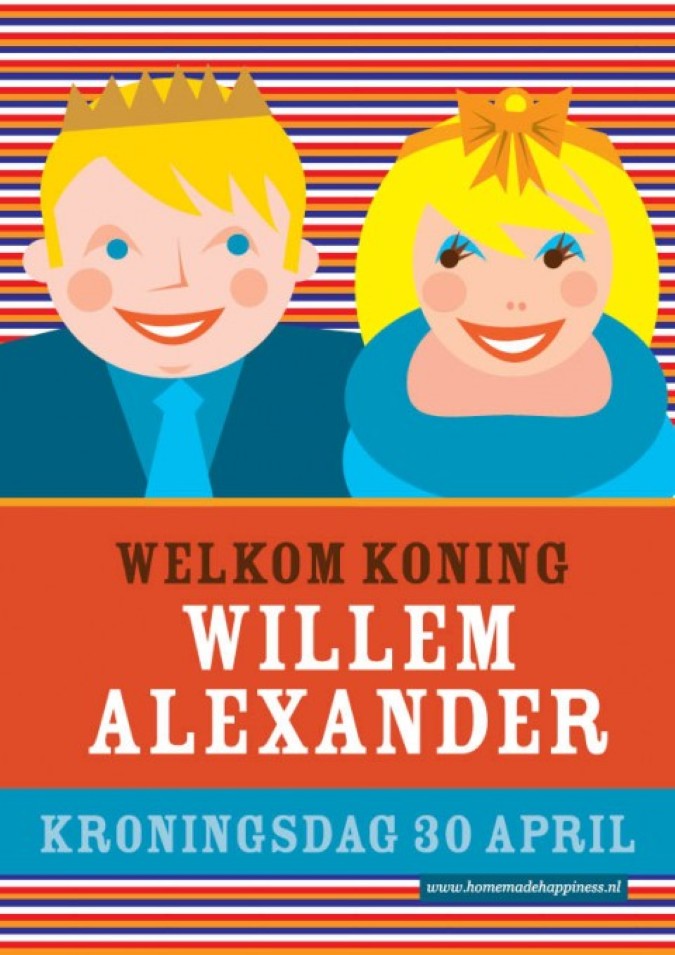 poster willem alexander en maxima